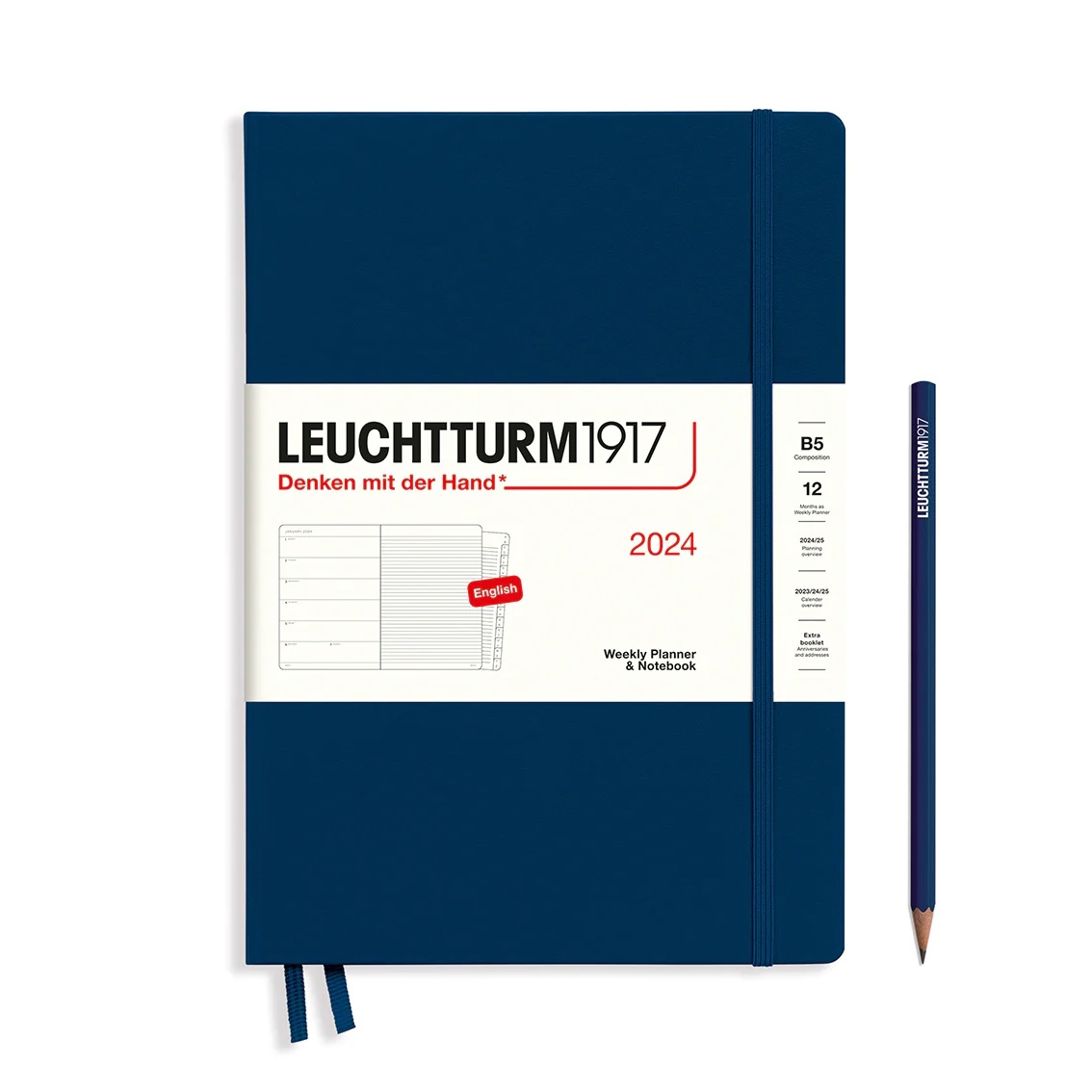 Еженедельник-блокнот Leuchtturm1917 B5 2024г без расп. 72л тв. обл. Синий Неви+блокнот A7
Еженедельник-блокнот Leuchtturm1917 B5 2024г без расп. 72л тв. обл. Синий Неви+блокнот A7