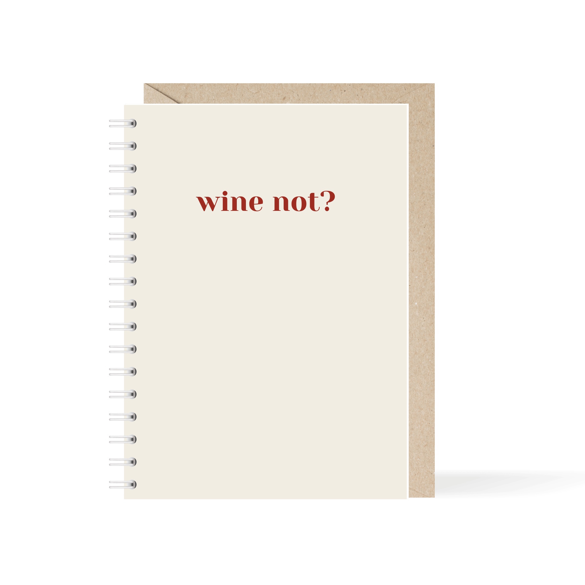 Блокнот А6 «Wine not » 
Блокнот А6 «Wine not »