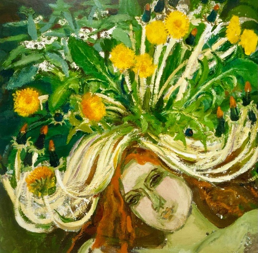 Открытка «Венок из одуванчиков» 
Открытка «Венок из одуванчиков»