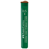 Грифели для механических карандашей Faber-Castell «Polymer»,  12шт.  ,  0,  5мм,  B