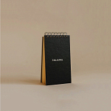 Блокнот Falafel на пружине Notepad blaсk