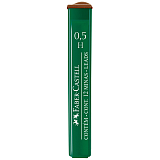 Грифели для механических карандашей Faber-Castell «Polymer»,  12шт.  ,  0,  5мм,  H