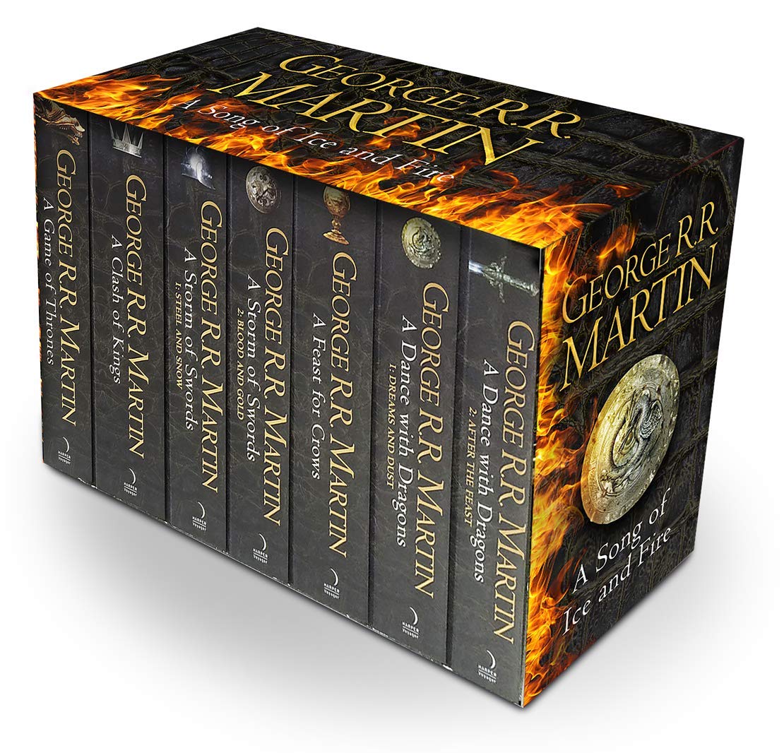 A Song of Ice and Fire, 7 Volumes a feast for crows a song of ice and fire 4