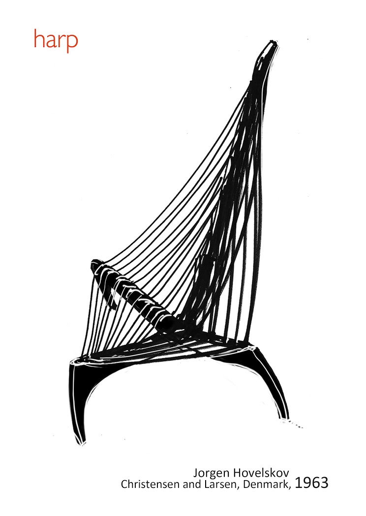 Открытка Kurlygina Natasha «Chair Harp»