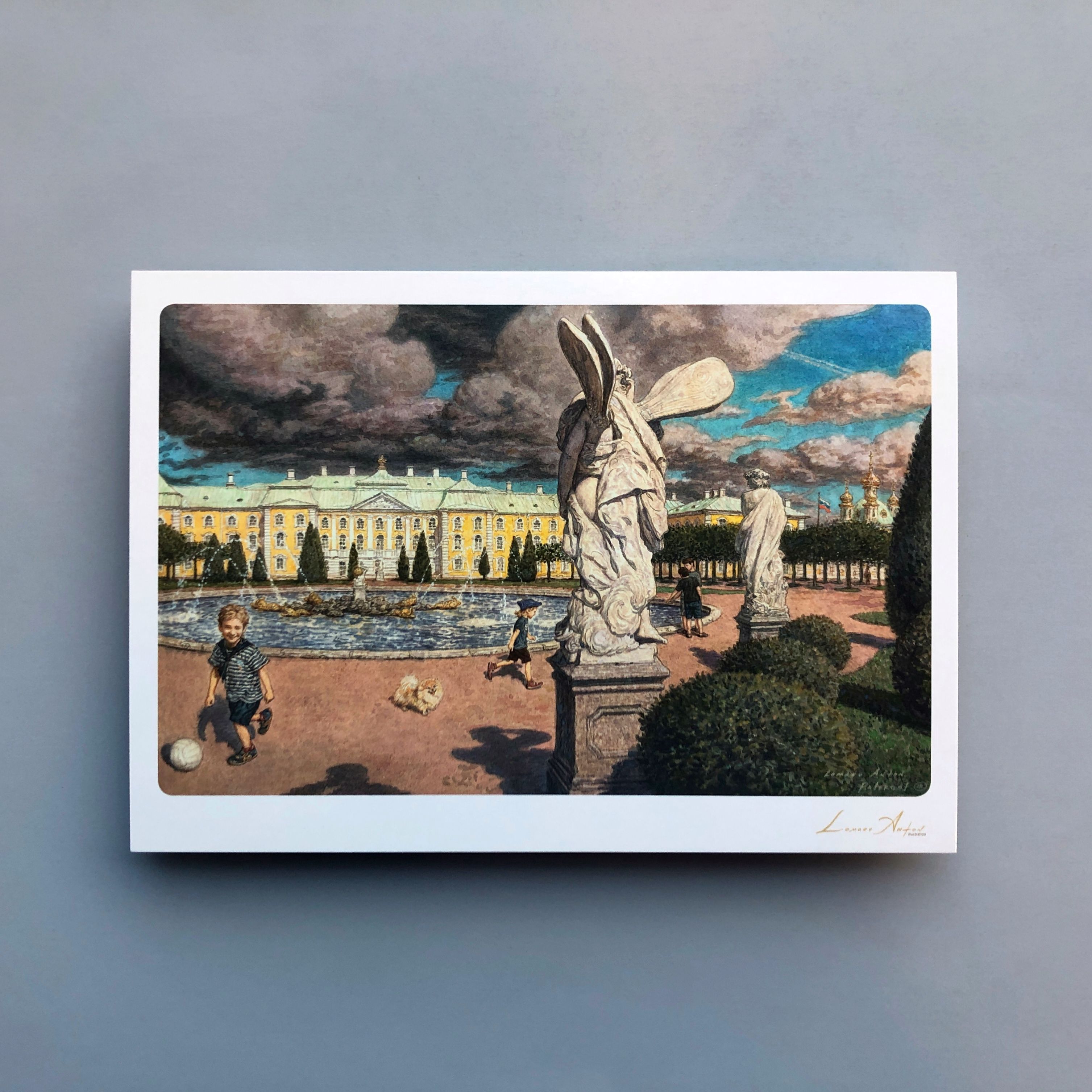 

Открытка Ломаев А5-peterhof-008