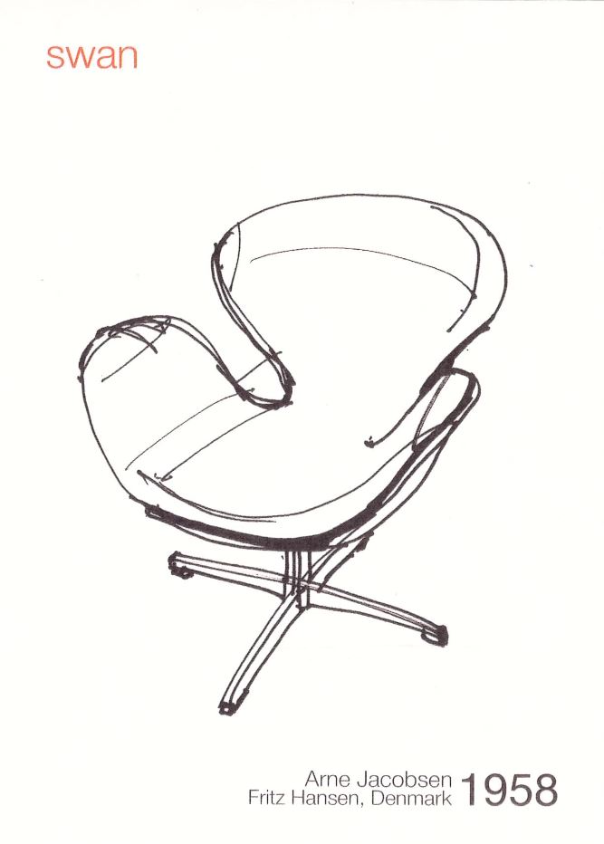 

Открытка Chair Swan