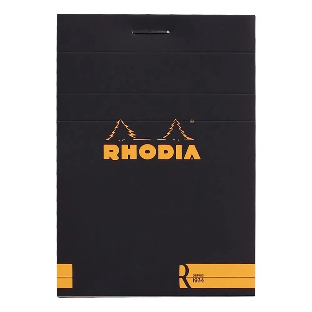 

Блокнот Rhodia Basics «Le R» №11 А7 линейка черный
