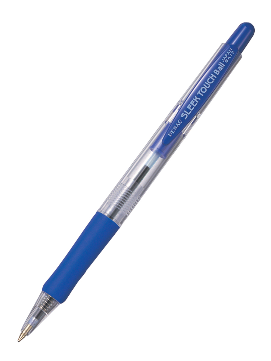 

Ручка шариковая автоматическая Penac Sleek Touch 0, 7мм синяя арт. BA1301-03F