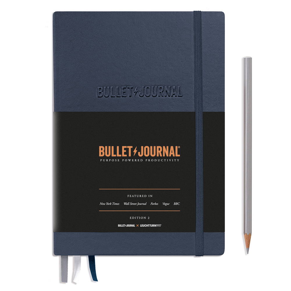 

Блокнот Leuchtturm Bullet Journal Edition 2 A5 103л в точку твердая обложка цвет Blue22