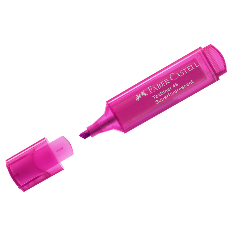 Текстовыделитель Faber-Castell «46 Pastel» флуоресцентный розовый