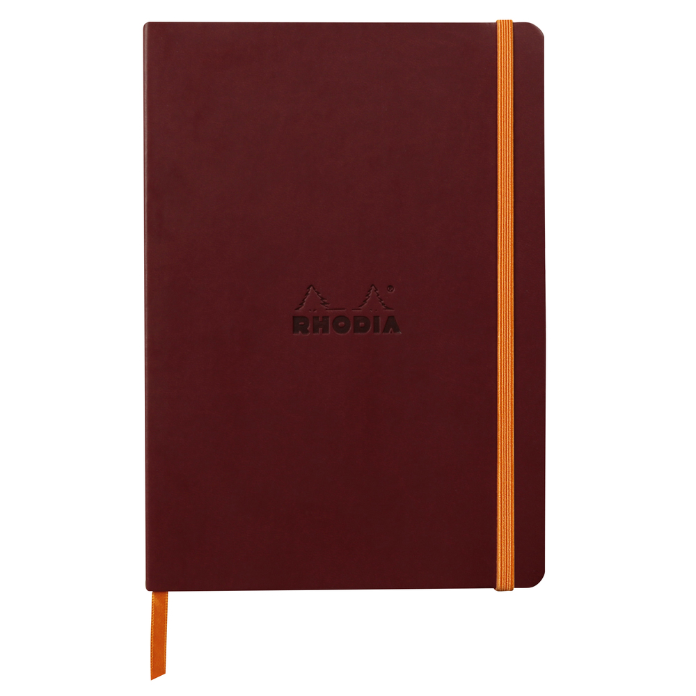

Записная книжка Rhodiarama Goaldook А5 точка Burgundi (мяг. обл)
