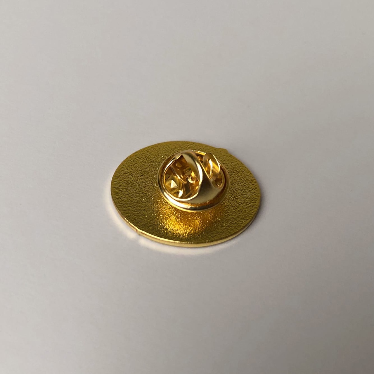 Значок эмалированный Единорог (голубой)