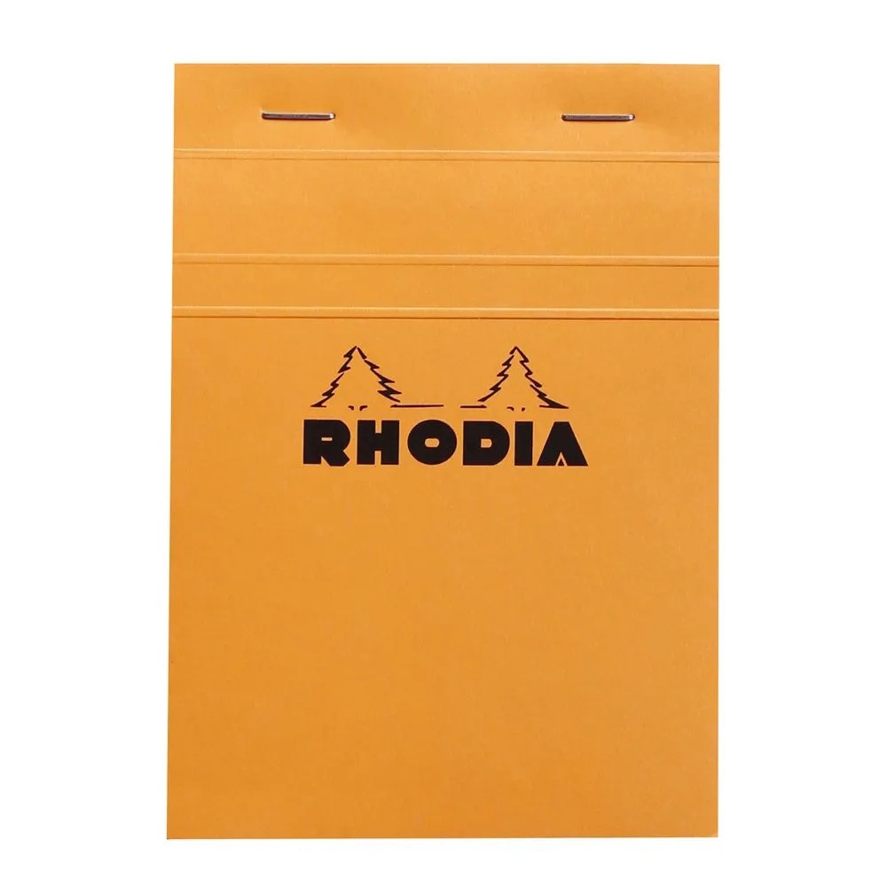 

Блокнот Rhodia Basics №13 А6 клетка оранжевый