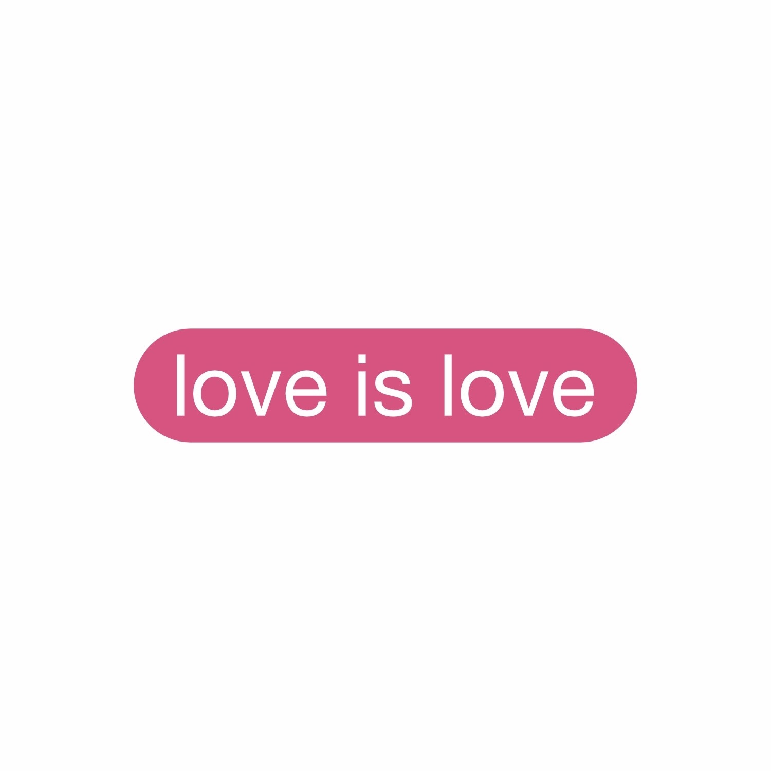 

Стикер объемный Subbotnee Love is love