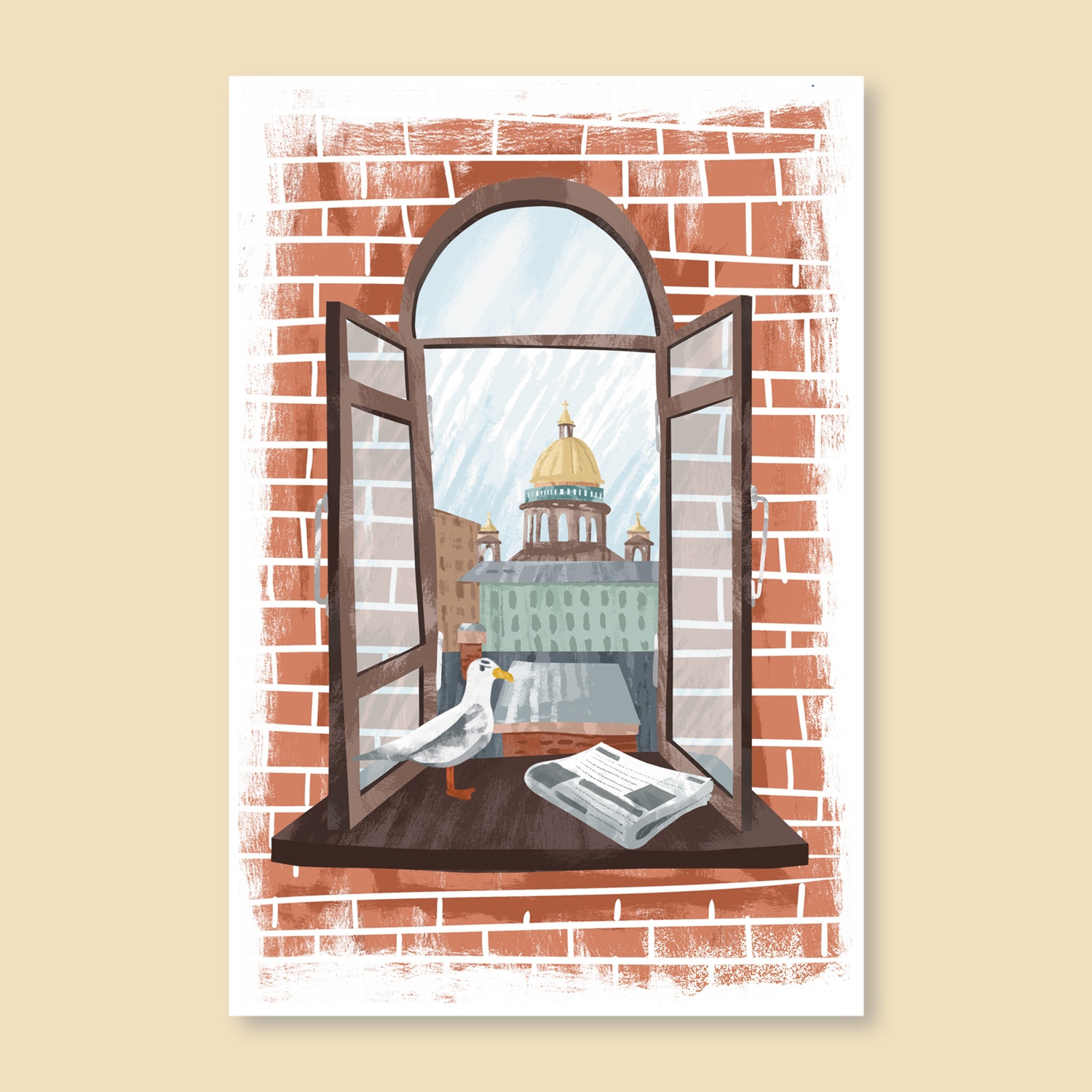 

Открытка Саша Коротаева «Исаакий»