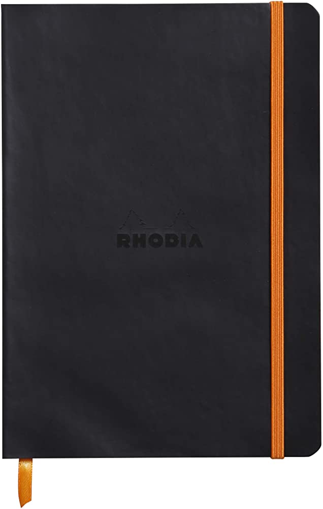

Записная книжка Rhodiarama Goaldook А5 точка Black (мяг. обл)