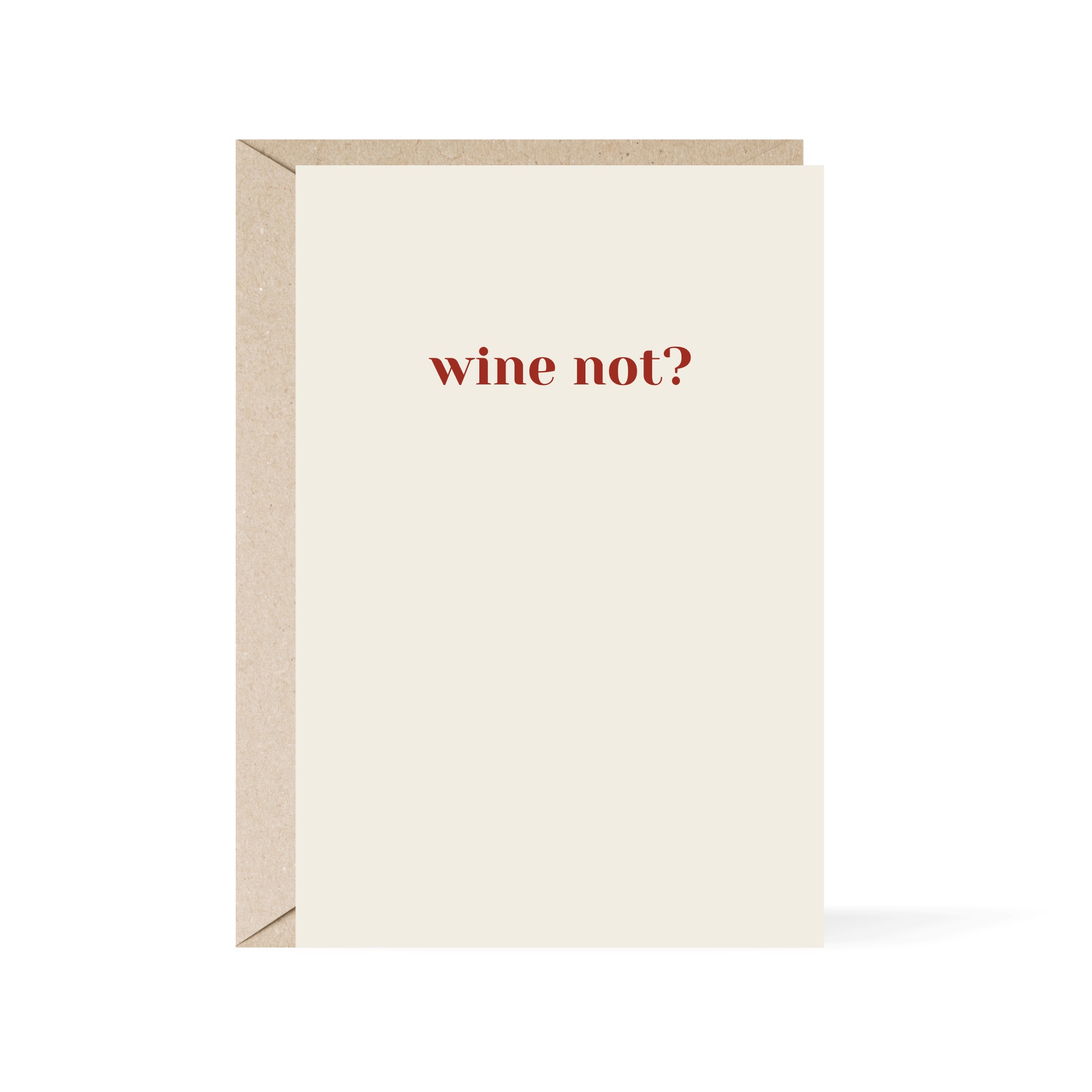 

Открытка Прокопьева «Wine not »