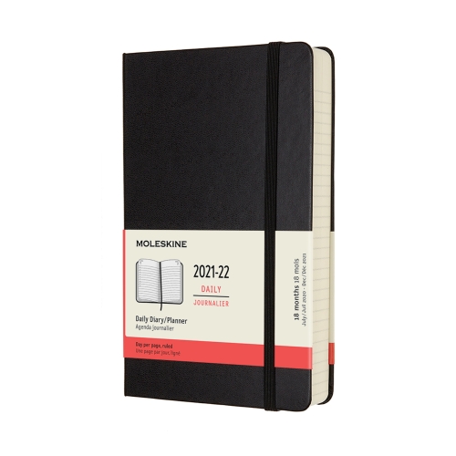 

Ежедневник Moleskine ACADEMIC Large, датир. 18мес, черный DHB18DC3