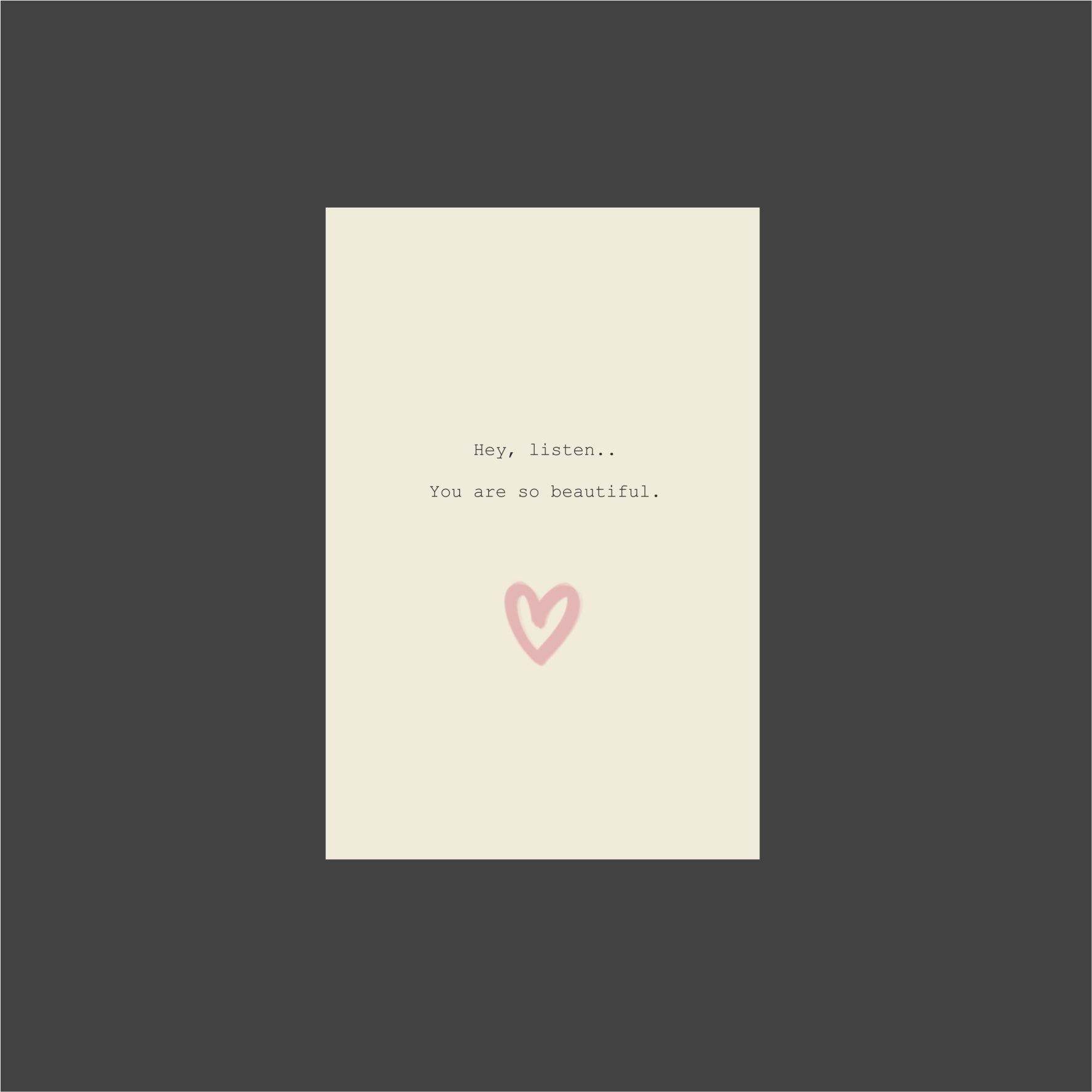 

Открытки Malen «You are beautiful»
