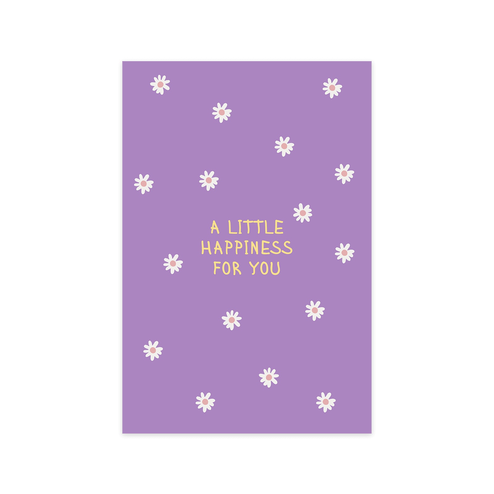 Открытка Paperie «Ромашки» lilac