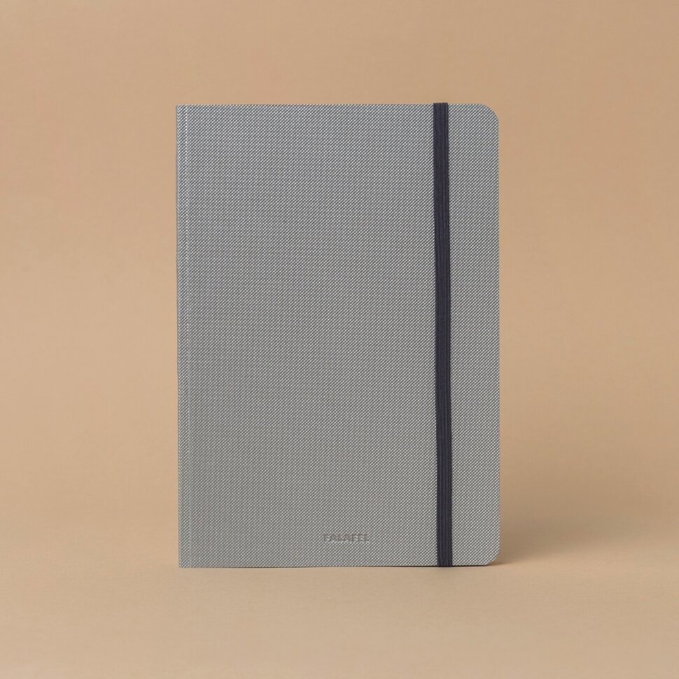 

Блокнот в точку Falafel Raw Silver A5