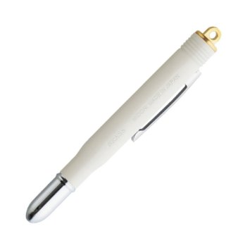 

Midori Brass Ballpoint Pen, White