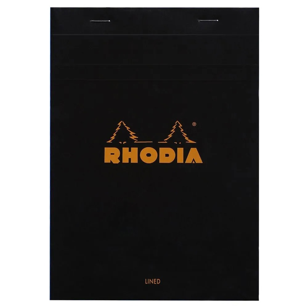 

Блокнот Rhodia Basics №16 А5 линейка черный