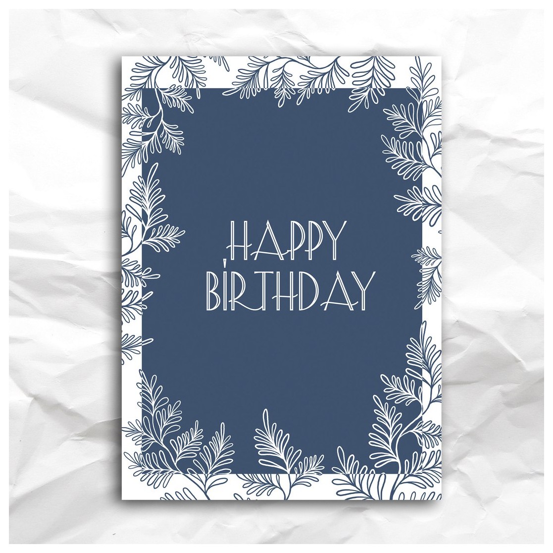 

Открытка Oksanailiksusha «Happy Birthday blue»
