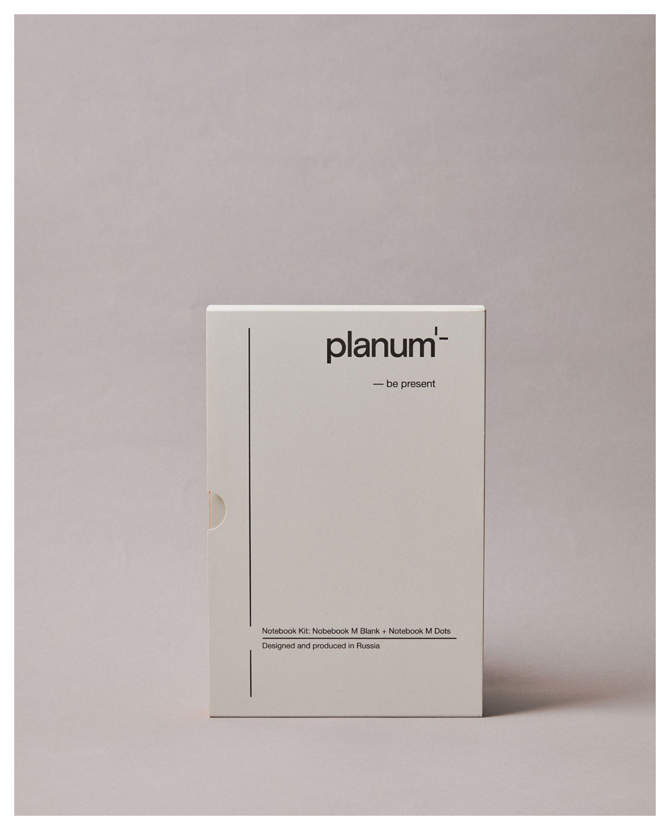 

Блокнот Planum Notebook M vol. 2 серый
