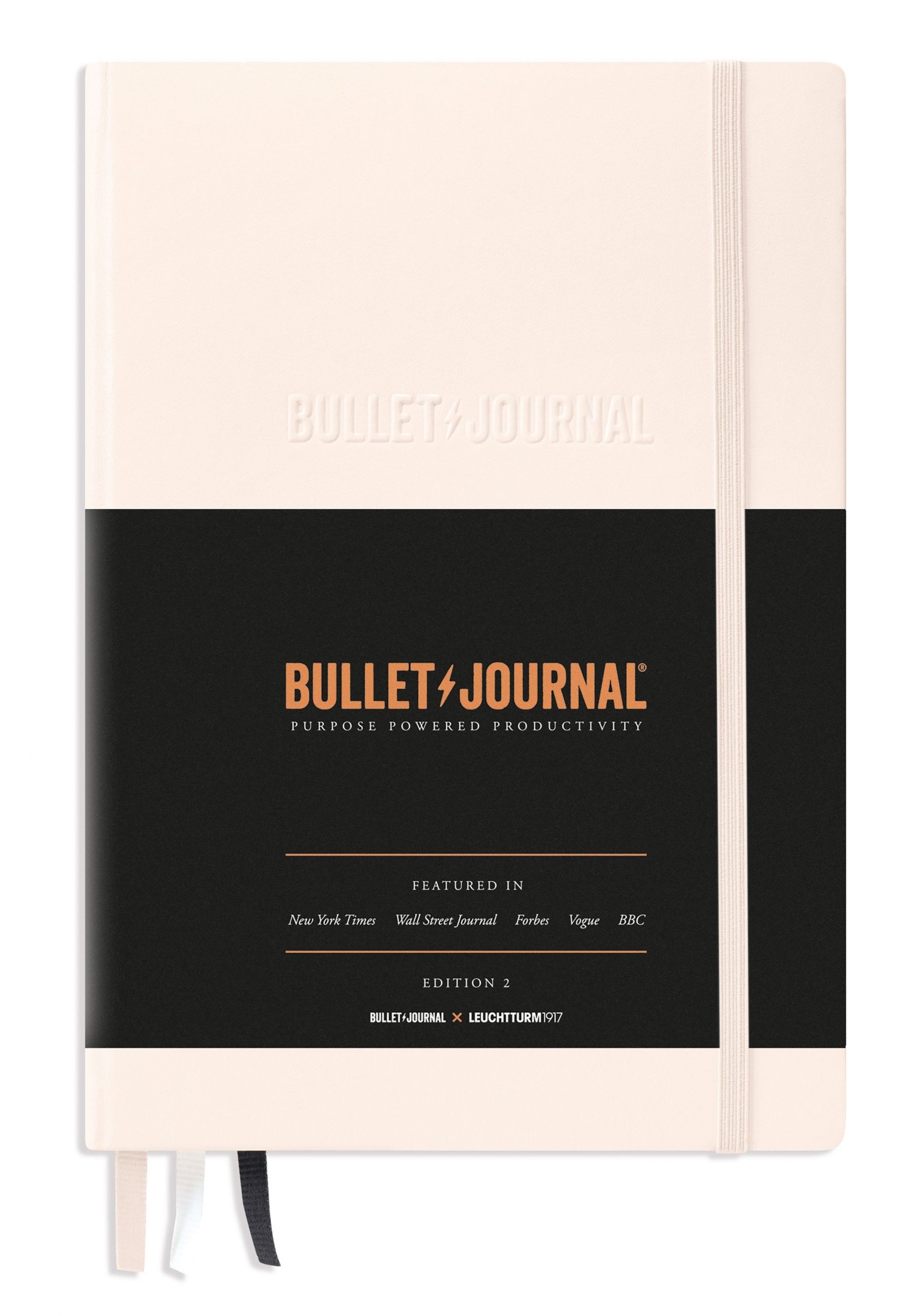 

Блокнот Leuchtturm1917 Bullet Journal Edition 2 A5 (14. 5x21см. ) 120г/м2 - 206 стр. в точку, твердая обложка, цвет: нежно-розовый