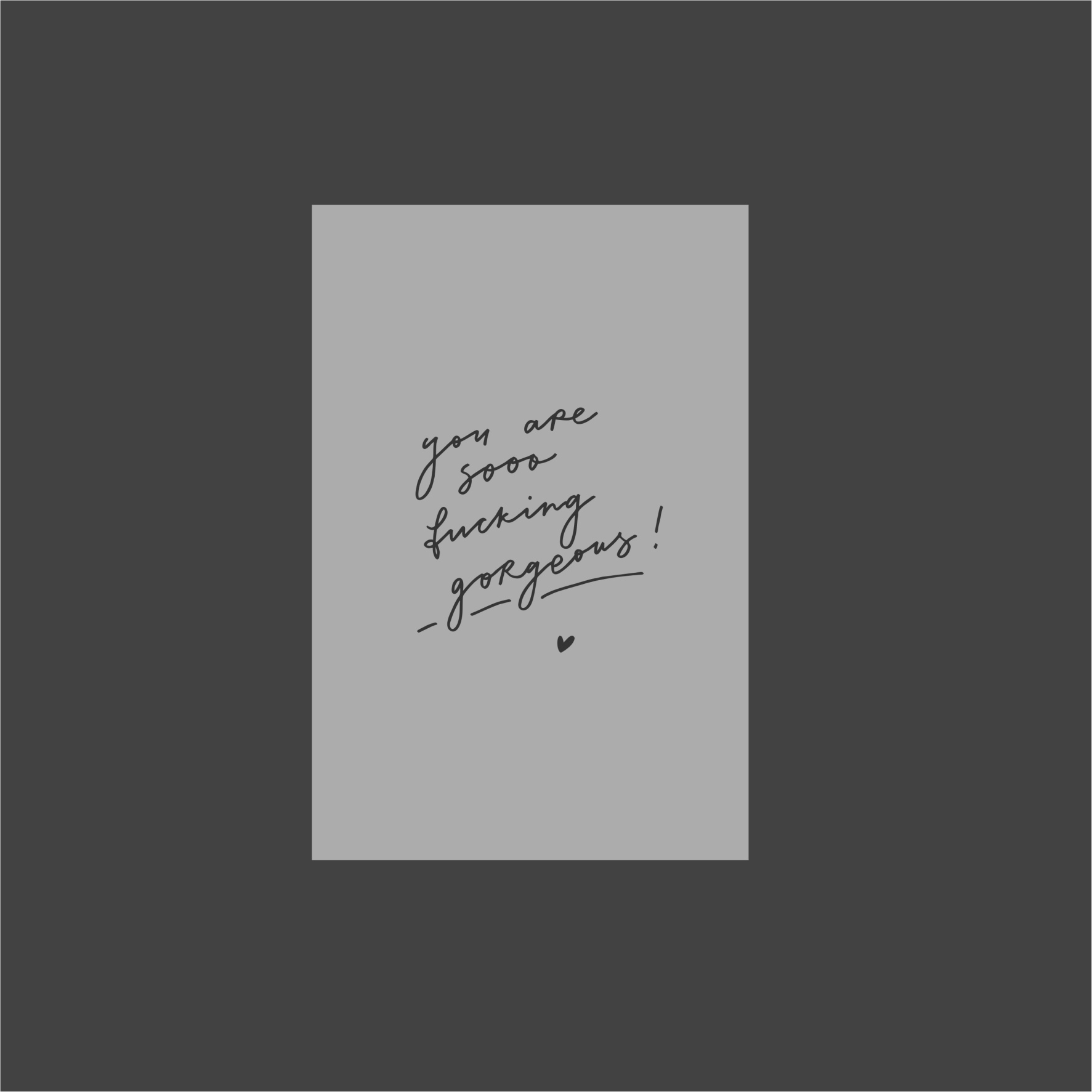 

Открытки Malen «Gorgeous»