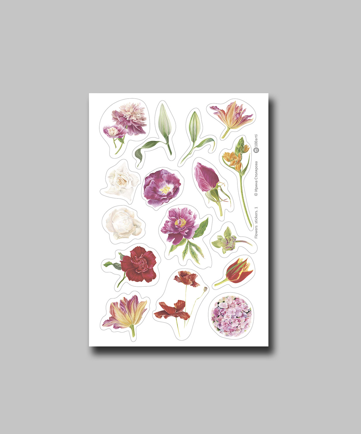 

Наклейки Столярова «Flowers stickers 1»