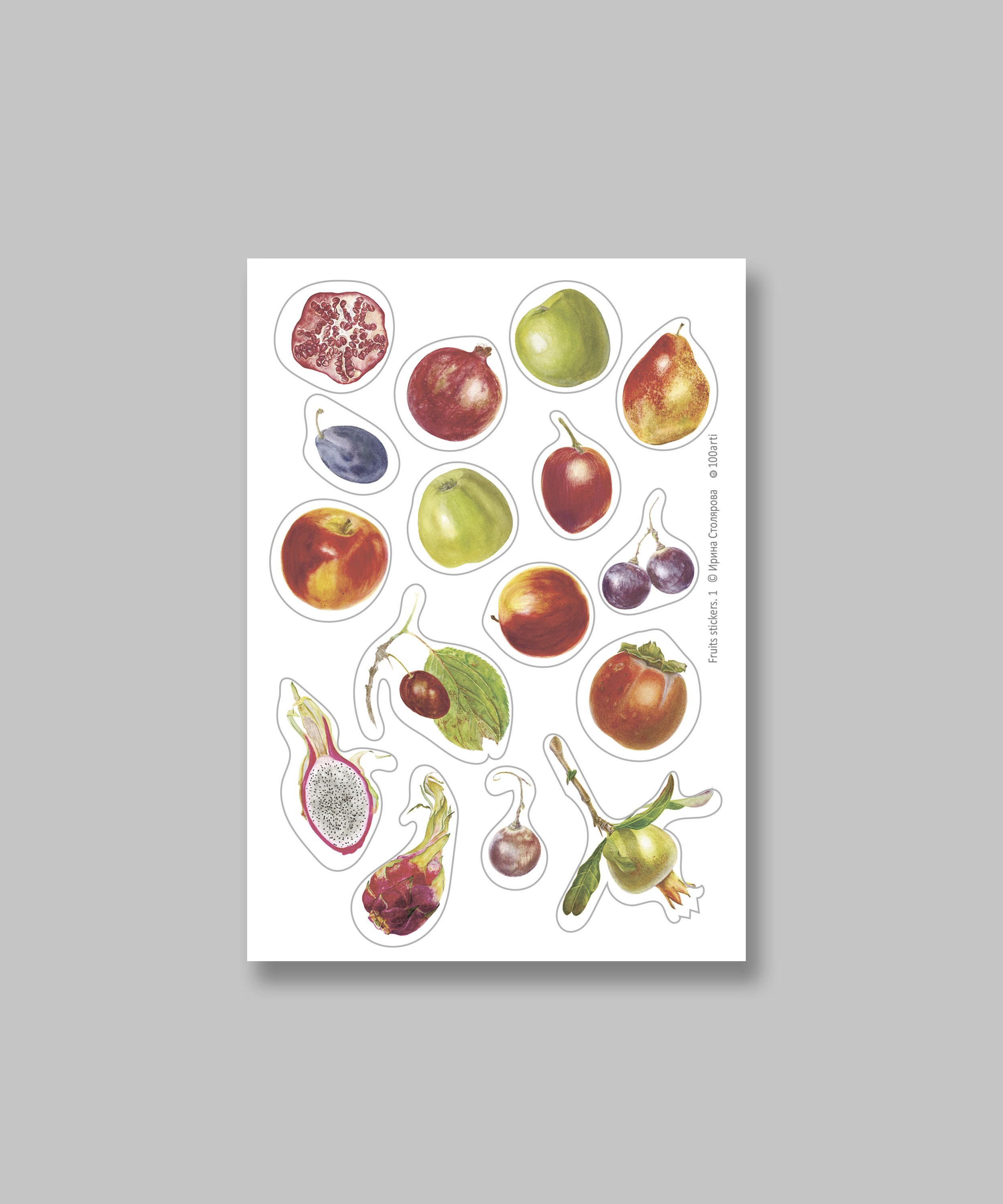

Наклейки Столярова «Fruits stickers 1»