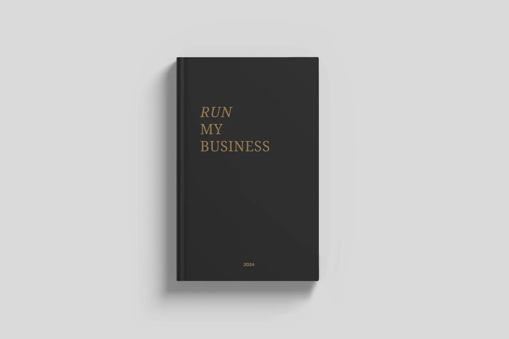 

Ежедневник LAWN Run my business черный