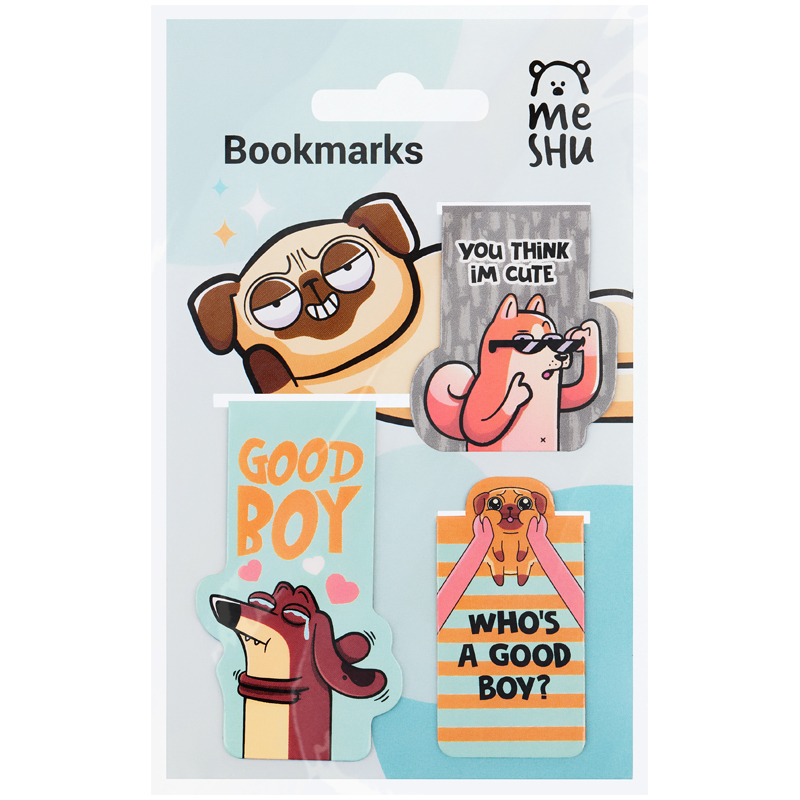 

Закладки магнитные для книг, 3шт. , MESHU «Good boy»