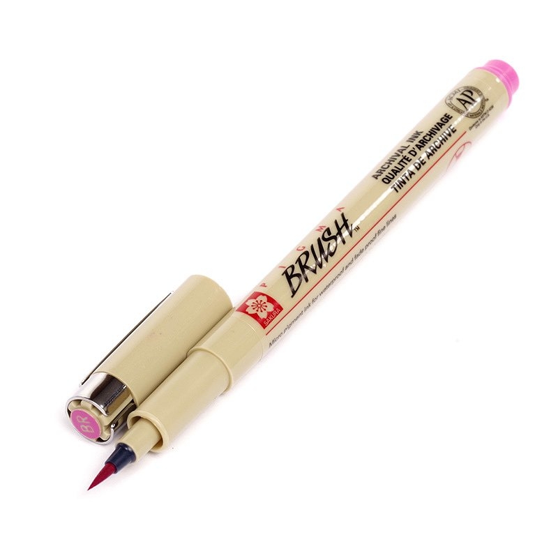 

Ручка-кисть капиллярная PIGMA BRUSH (розовая)