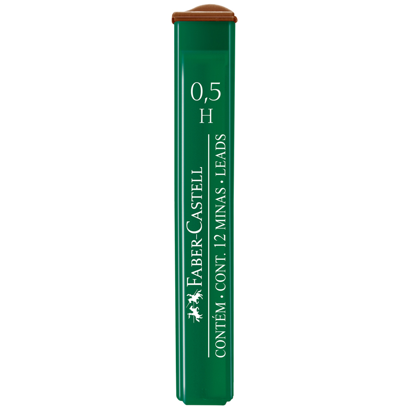 

Грифели для механических карандашей Faber-Castell «Polymer», 12шт. , 0, 5мм, H