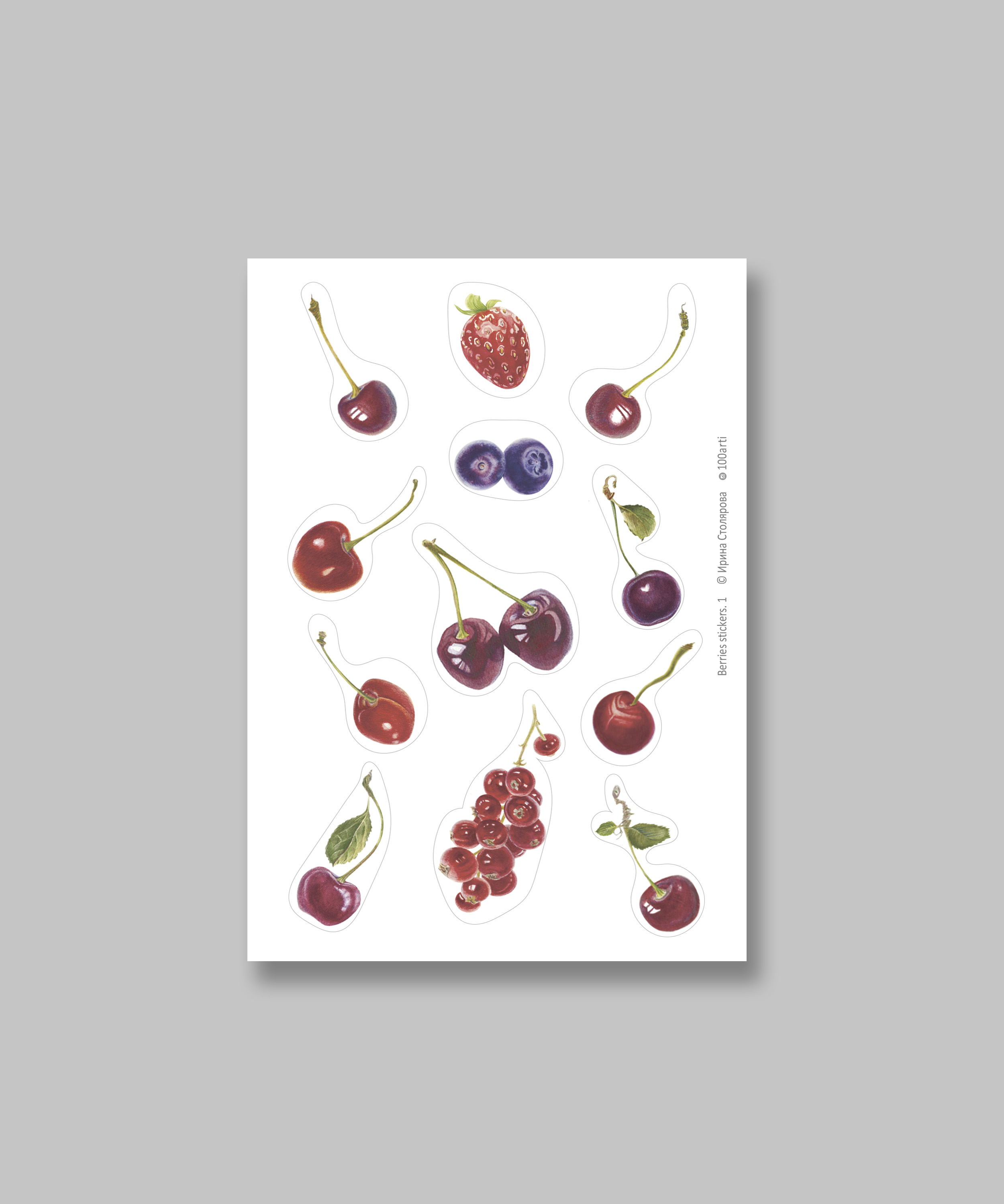 

Наклейки Столярова «Berries stickers 1»
