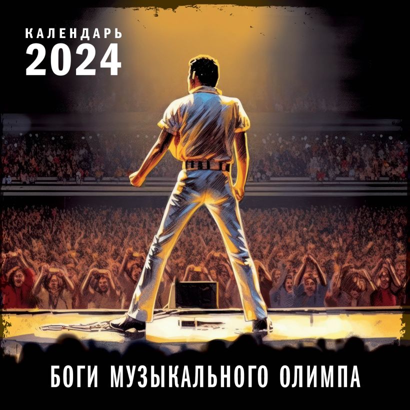 

Календарь настенный на 2024 год. Боги музыкального Олимпа