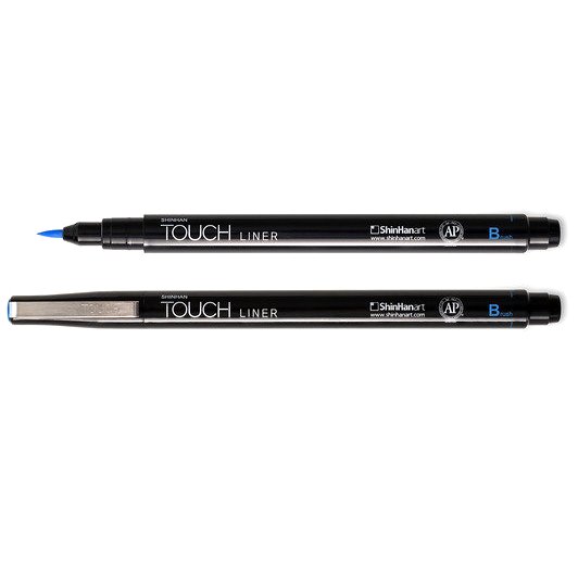 

Линер Touch Liner Brush синий