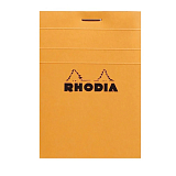 Блокнот Rhodia Basics №11 А7 клетка оранжевый