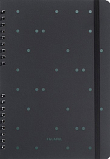 Скетчбук на пружине для смешанных техник 19*19 Black