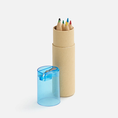 Набор карандашей Pencilvania Office с точилкой синий 109₽