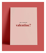 Открытка O PAPER PAPER «Be my Valentine»