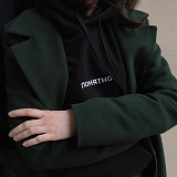 Толстовка «Понятно» черная,  L