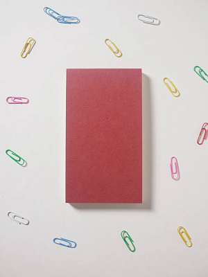 Блокнот в клетку терракотовый 572₽