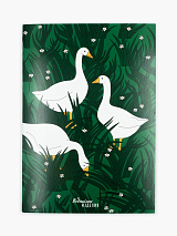 Тетрадь А5 «Гуси» (точка)