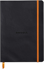 Записная книжка Rhodiarama Goaldook А5 точка Black (мяг.  обл)