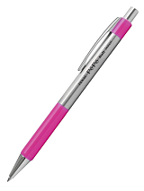 Ручка шариковая автоматическая Penac Pepe 0,  7мм синяя,  корпус металл/розовый арт.  BB0503-02