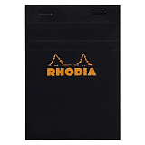 Блокнот Rhodia Basics №13 А6 клетка черный